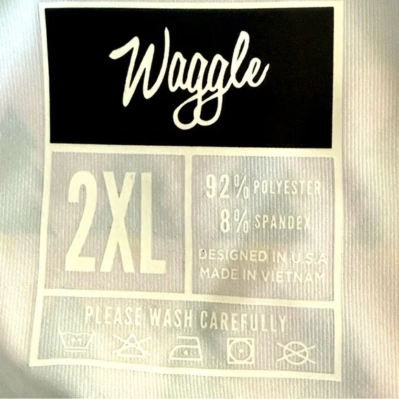 WAGGLE GOLF “Fox Hole” Men’s Print Polo 2XL - Picture 6 of 8